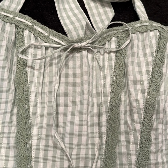 NWT Urban Outfitters Out From Under Betty Gingham Print Corset Top - Picture 3 of 9